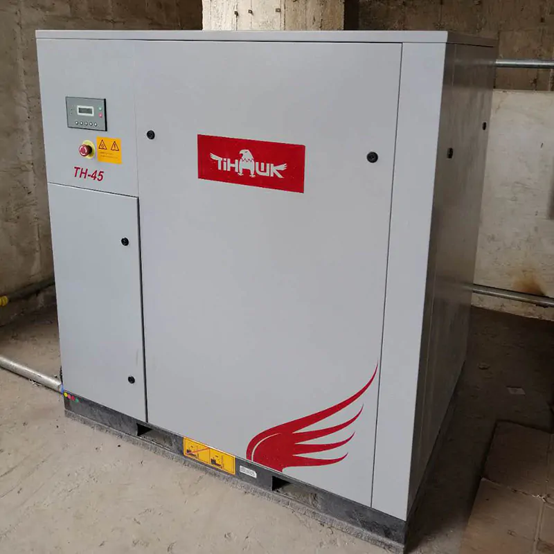 Atlas Copco Liutech Bolaite TH Tihawk air compressor blt S PM+ pm efficient compressor