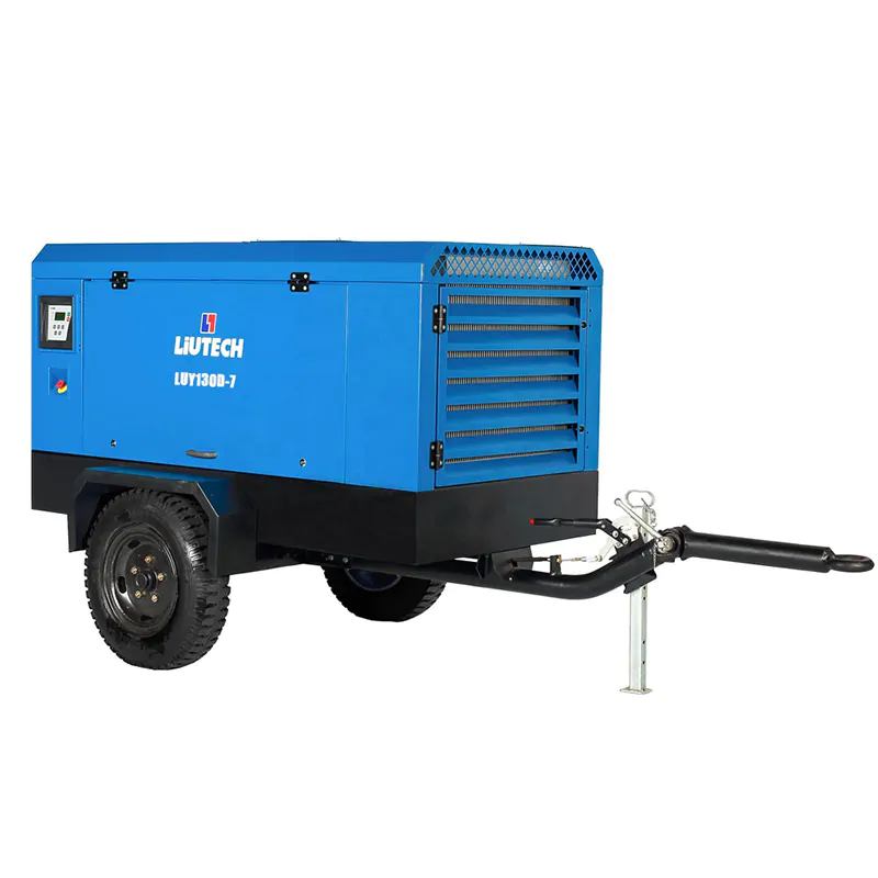 atlas copco Bolaite liutech diesel electircal portable screw air compressor