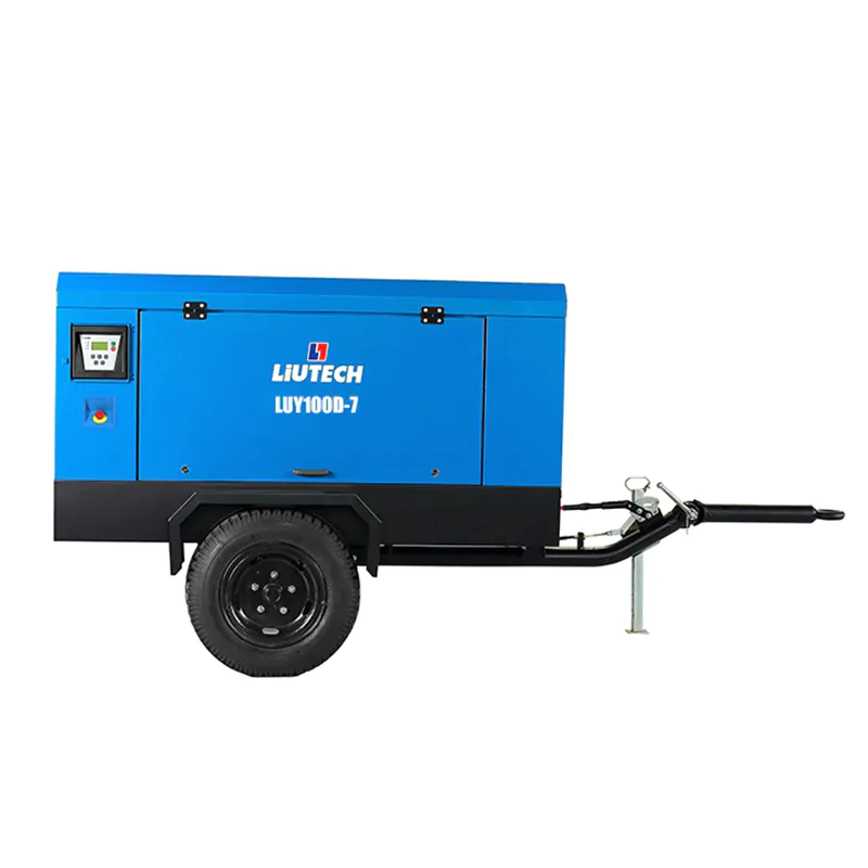 atlas copco Bolaite liutech diesel electircal portable screw air compressor