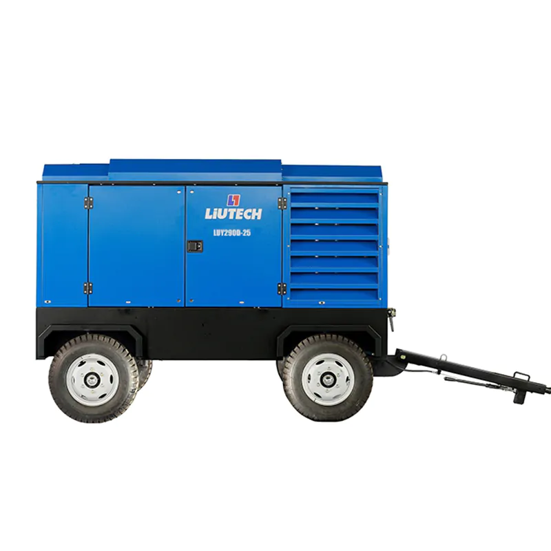 atlas copco Bolaite liutech diesel electircal portable screw air compressor