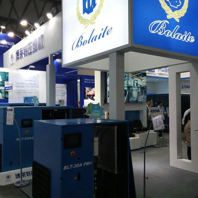 Atlas Copco Bolaite Screw air compressor product line factory in WUXI panasia