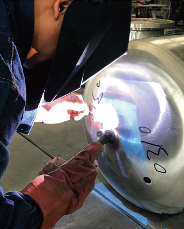 Atlas copco bolaite compressed air storage tank vessal