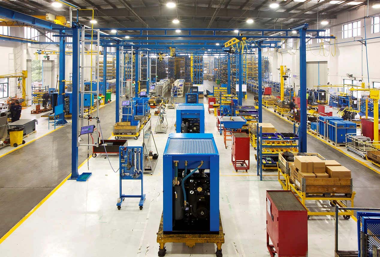 atlas Copco bolaite screw air compressor factory